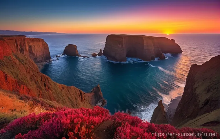 선셋포인트 여행 리뷰 - **Chasing the Horizon at Sunset Point**
A breathtaking, wide-angle shot of Sunset Point during t...